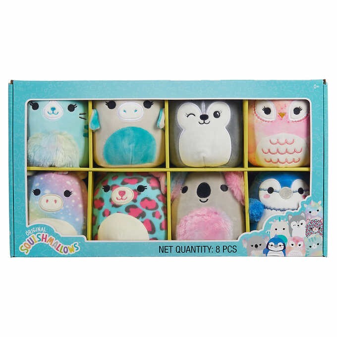 Squishmallows 5" Mini 8 Pack, Animals