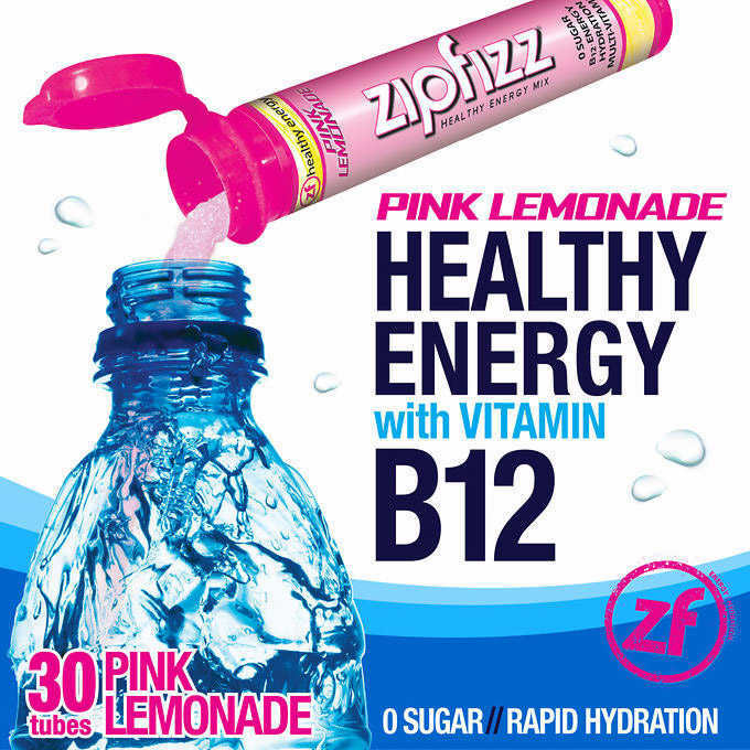 Zipfizz Healthy Energy Drink Mix, 30 Tubes - FREE SHIPPING! BEST PRICE!
