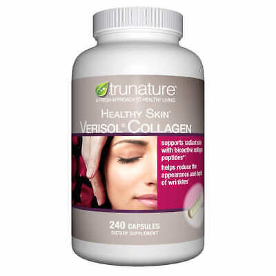 Trunature Healthy Skin Verisol Bioactive Collagen Peptides 240 Capsules Exp-1/27