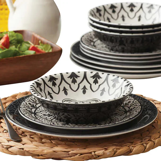 Dishwasher Safe Durable Indoor & Outdoor Black