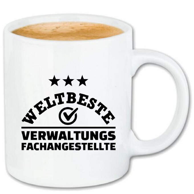 Kaffeetasse Welt Beste Verwaltungsfachangestellte Verwaltungsangestellte Verwalt