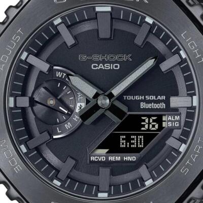 Pre-owned Casio Gm-b2100bd-1ajf G-shock Ga-2100 Series Metal Band Bluetooth From Japan