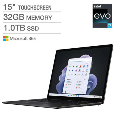 Microsoft Surface Laptop 5 - 15'' 2496 x 1644 PixelSense Touchscreen Laptop