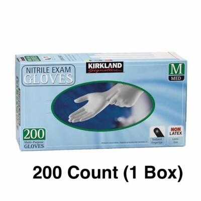 Nitrile Exam Gloves Powder & Latex Free Disposable Kirkland Signature