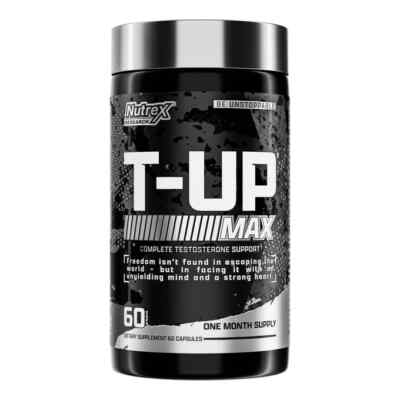 Nutrex Research T-UP Testosterone Booster Supplement for Men (60 count)