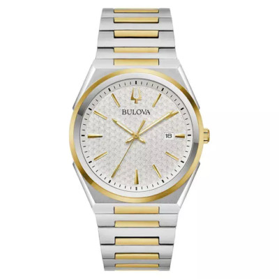 Bulova Men's Classic Two-Tone Stainless Steel Quartz Watch  98B424