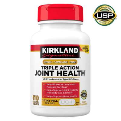 Kirkland Triple Action Joint Health Cartilage Bone Move Free Ultra, 110 Tablets
