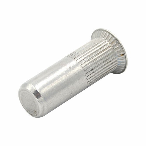 100x Stainless Knurled Countersunk Cylinder Close End Rivet Nuts M3/M4