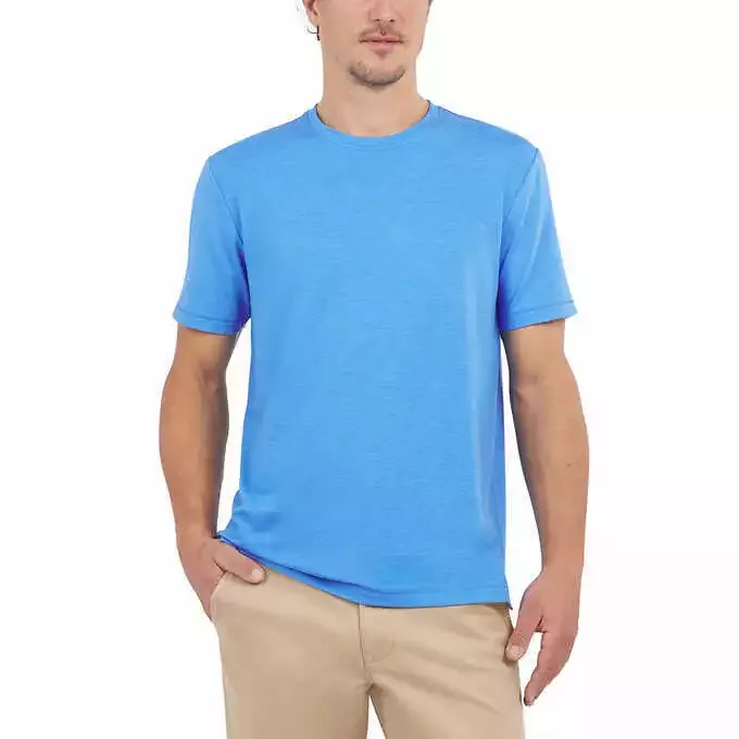 Lands' End Men's Tee Classic Fit 4-Way Stretch