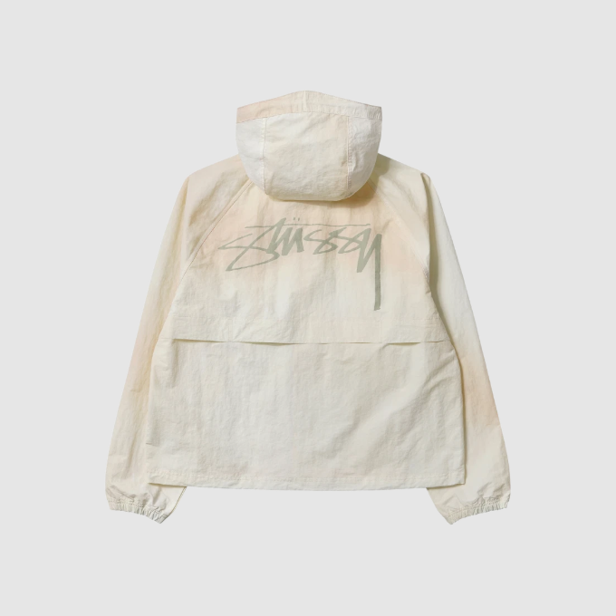 Stussy Wave Dye Beach Shell Jacket Bone / 115745 / Fashion