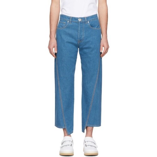 【U LAN】Quarty twisted incision denim $_12.JPG?set_id=880000500F