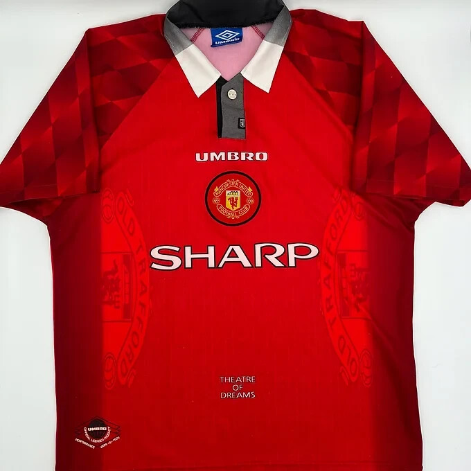 ウェア 96-98 Manchester United Vintage Uniform Buy Manchester United 1996-98 Retro Home Shirt Red
