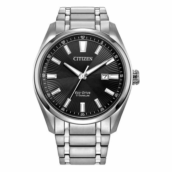 Pre-owned Citizen Aw1248-80e Quartz Men Watch - Silver