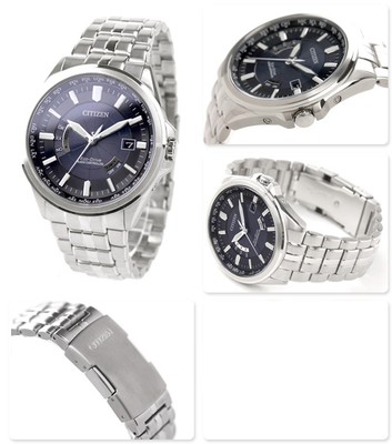 Pre-owned Citizen Eco-drive Cb0011-69l Direct Flight Atomic Radio Solar Men Watch Box