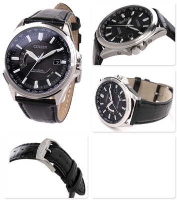 Pre-owned Citizen Collection Cb0011-18e Eco-drive Direct Flight Atomic Radio Men Watch