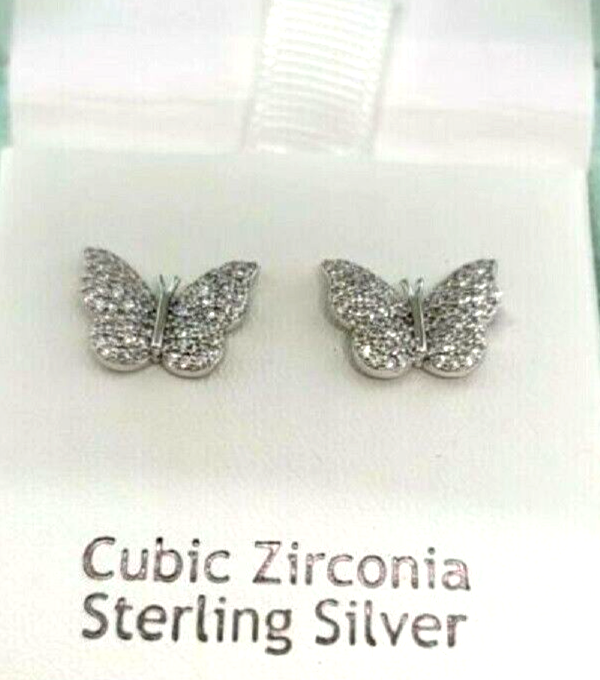 10pcs Adabele Authentic Sterling Silver 9mm Large Butterfly Push Earring  Backs Tarnish Resistant Rhodium Plated Earnut Findings SS331-3