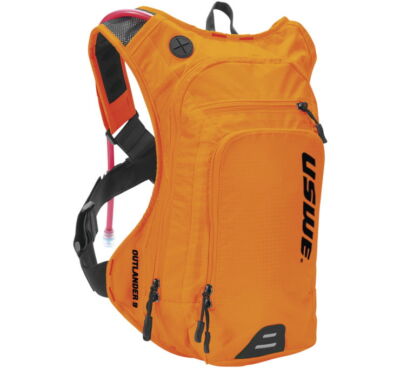 USWE Outlander Hydration Pack 9L Race Orange Motorcycle Biking Hiking V-2091006