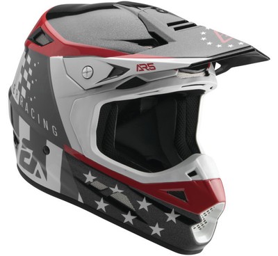 Answer Racing AR5 Rally Helmet XS Red/Black 446337