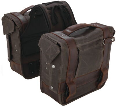 Burly Voyager Throw Over Saddlebags Dark Oak B15-1002D