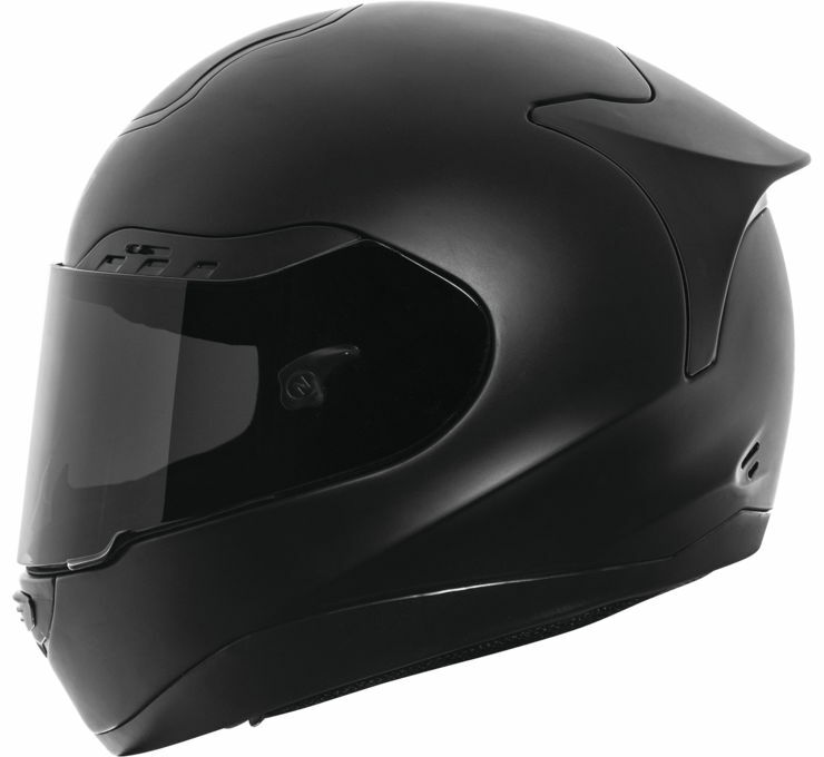 Speed and Strength SS5100 Solid Speed Full Face Motorcycle Adult Helmet Black