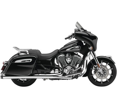 Cobra Chrome 4in Dual Cut Neighbor Hater Muffler Chieftain 18-21
