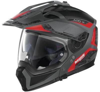 Nolan N70-2 X Torpedo Helmet S Flat Grey/Red N7X5275470425