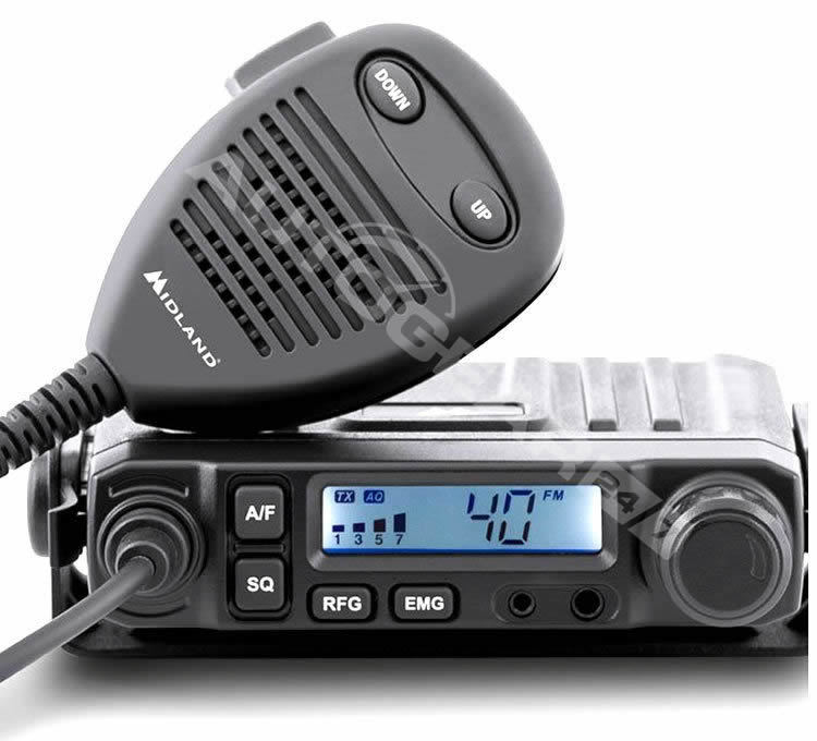 Midland M Mini Multi Channel CB Radio Transceiver WITH Power Pack and