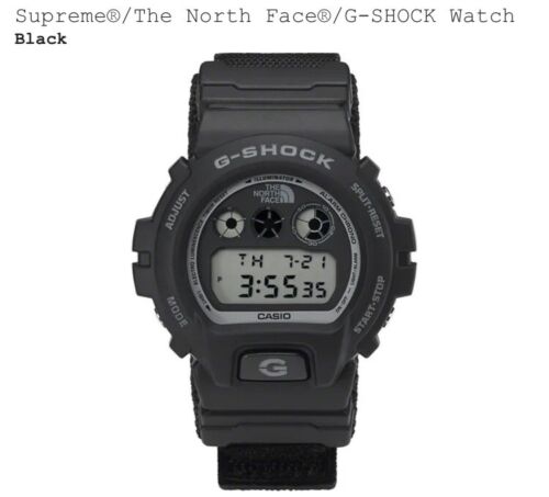Supreme X The North Face X Casio G Shock Watch Black - Ready Supreme X The North Face X Casio G Shock Watch Black - Ready