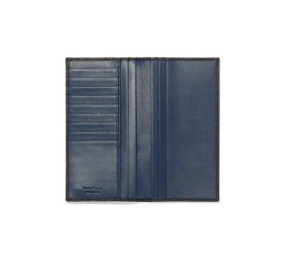Pre-owned Ferragamo Salvatore  Men Revival Gancini Breast Pocket Wallet 66a071 686035 Black