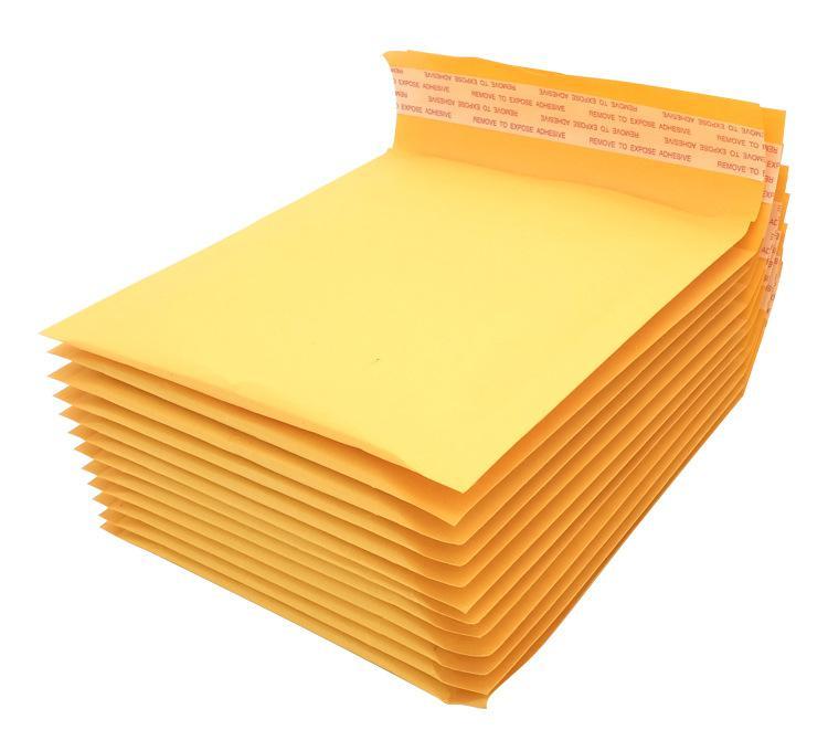 Download Kraft Bubble Mailers - Yellow Padded Mailing Bags - Paper ...