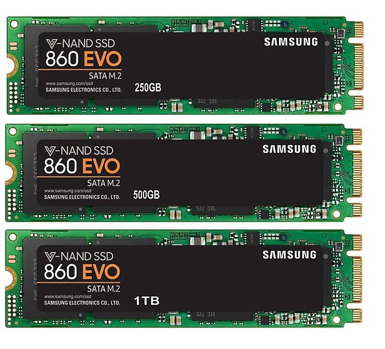 interne SSD  Festplatte 250GB 500GB 1TB Samsung 860 EVO M.2 2280 V-NAND