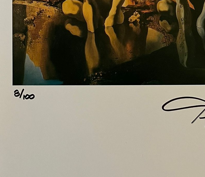 Salvador Dali, Original Hand-signed Lithograph with COA & Appraisal of $3,500