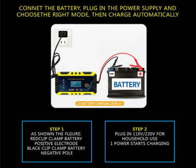 12V Arrancador Automático Cargador De Bateria Portatil Para Auto Carro En Oferta