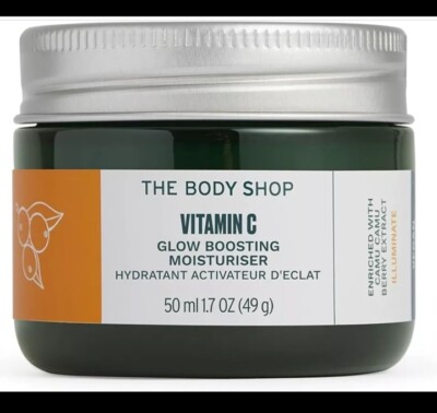 The Body Shop Vitamin C Daily Glow Boosting Face Moisturizer 1.7 oz - USA SELLER