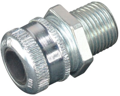 Crouse Hinds CGB394SG, 1'' MPT, 0.375 to 0.5'', NEMA 3R/4, Cable Gland, 1pc