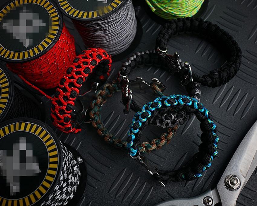 50-100 Feet 550 Paracord Parachute Cord Lanyard Mil Spec Type III 7 Strand Core