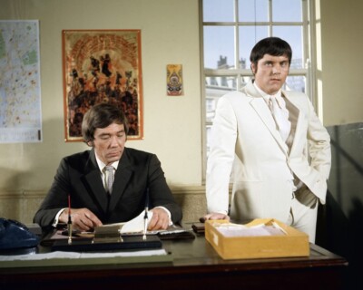 Mike Pratt and Kenneth Cope Randall and Hopkirk at desk in office 24x36 Poster