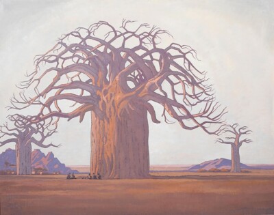 The Baobab Tree : J.H. Pierneef : Archival Canvas Art