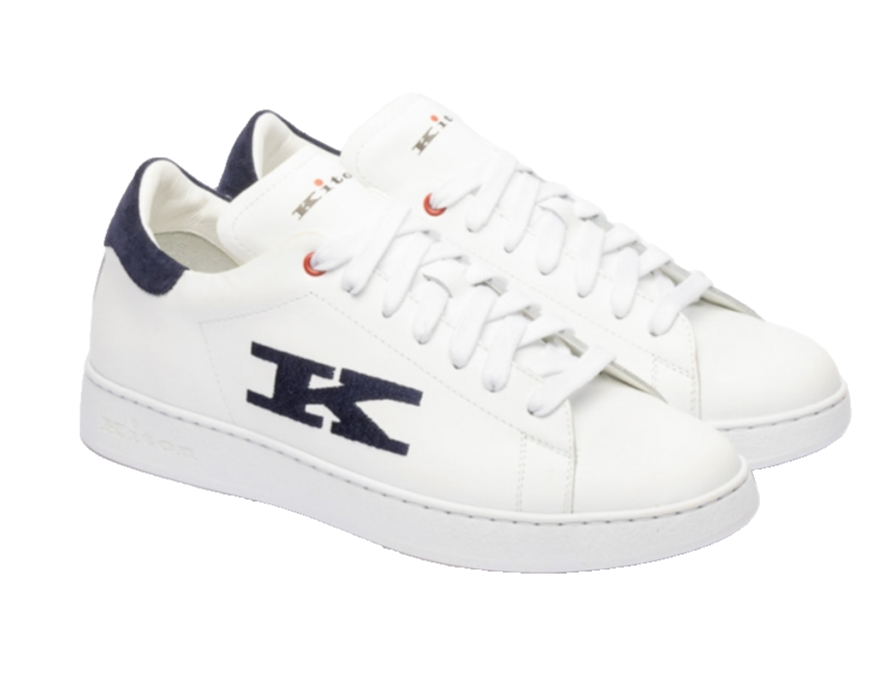 KITON KITON TOP-STITCHED K LOGO CIRO PAONE SNEAKERS RUNNERS SCHUHE SHOES TRAINERS 45