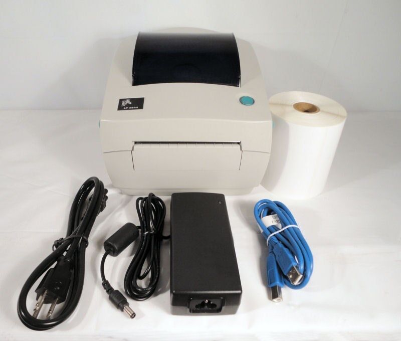 Zebra LP 2844 Direct Thermal Label Printer Free Tech Support Shipping and Labels