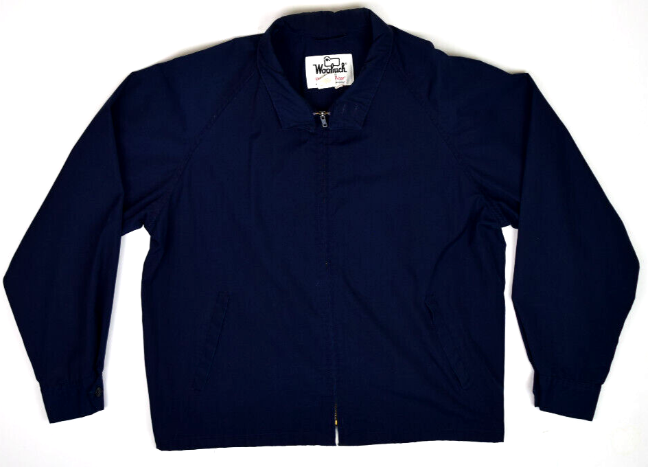Vintage Woolrich Jacket Size M/L 70s Blue Harrington Jacket