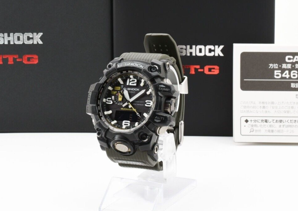 CASIO　純正　GWG-1000-1A3JF　ラバーバンド　グリーン系 G-SHOCK CASIO カシオ Gショック 純正 ウレタンバンド マッド