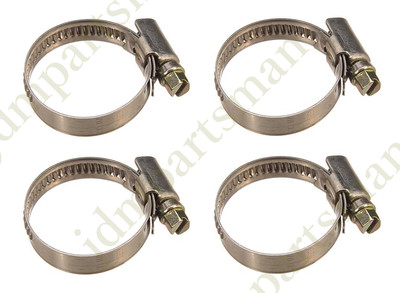 Narrow Band 9mm Steel Hose Clamp 20-32mm - Made in Germany Pack of 4   HC20-32/9