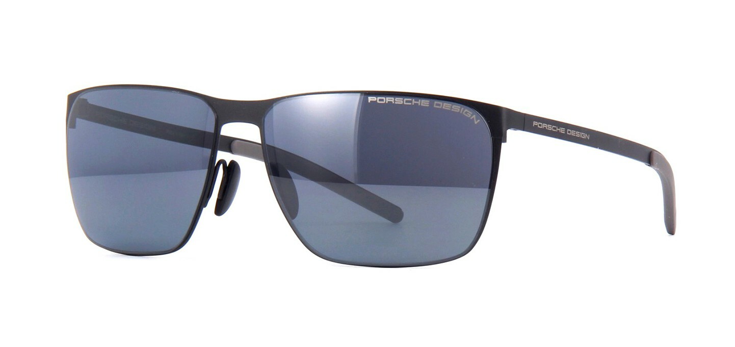 Pre-owned Porsche Design Saint Laurent Sl 690 Dust Black/grey (001) Sunglasses In Grey With Flash Mirror