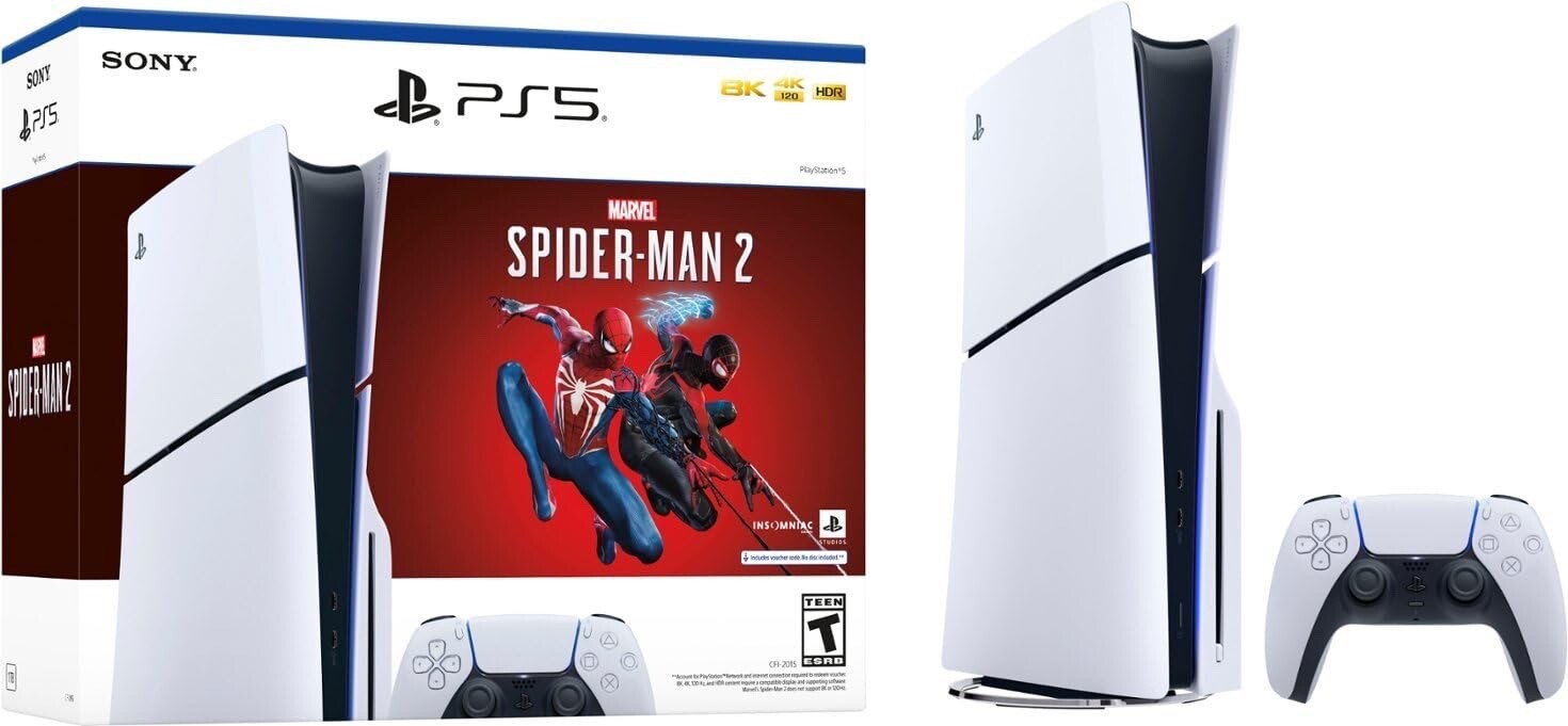 PlayStation - PS5 プレイステーション5 スパイダーマン　PlayStation5) PlayStation 5 Console (PS5) - Marvel's Spider-Man 2 Bundle
