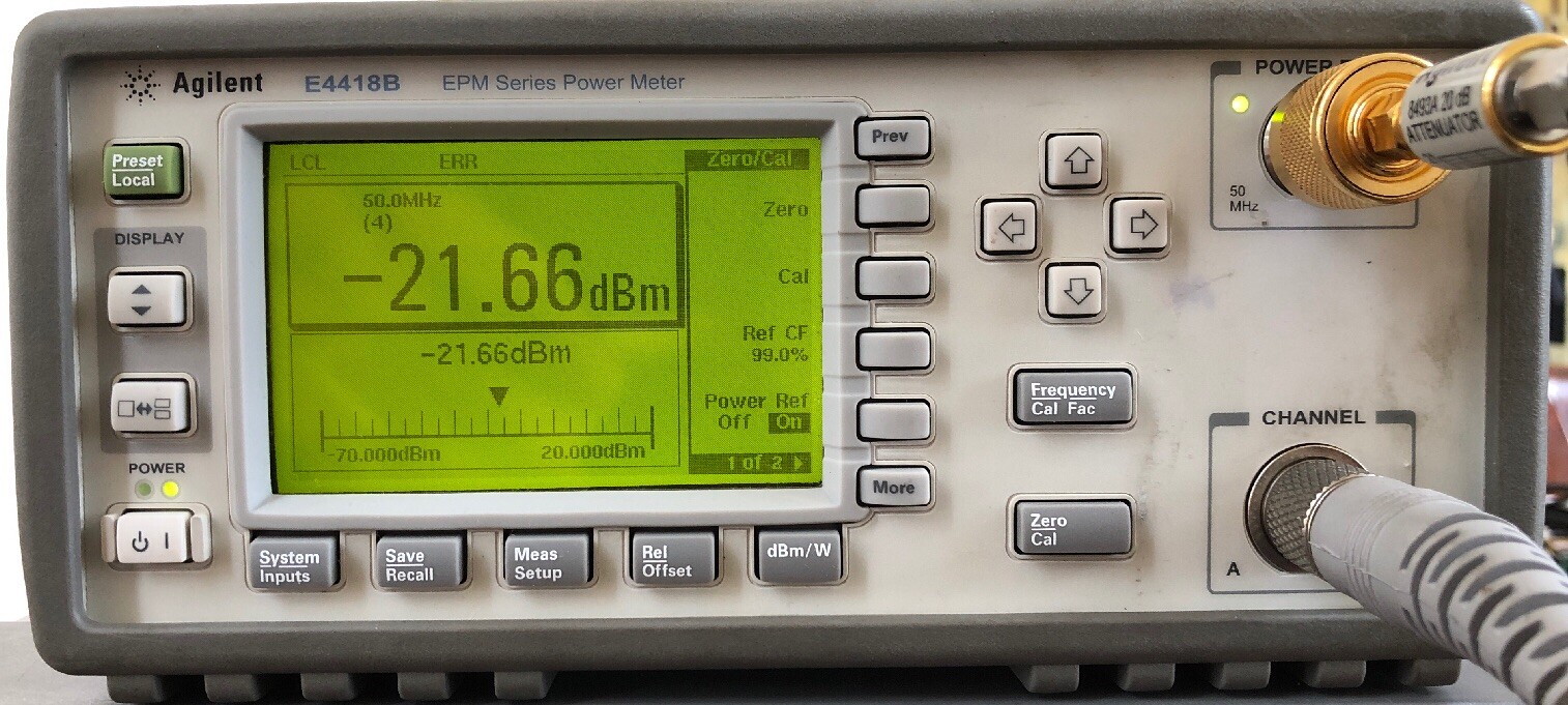 Agilent E4418B EPM Series Power Meter & HP 8481D Sensorの Agilent E4418B EPM Series Power Meter & HP 8481D Sensorの