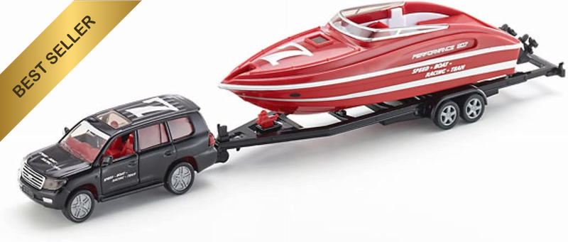 - Toyota Car with Motorboat - 1:55 Scale