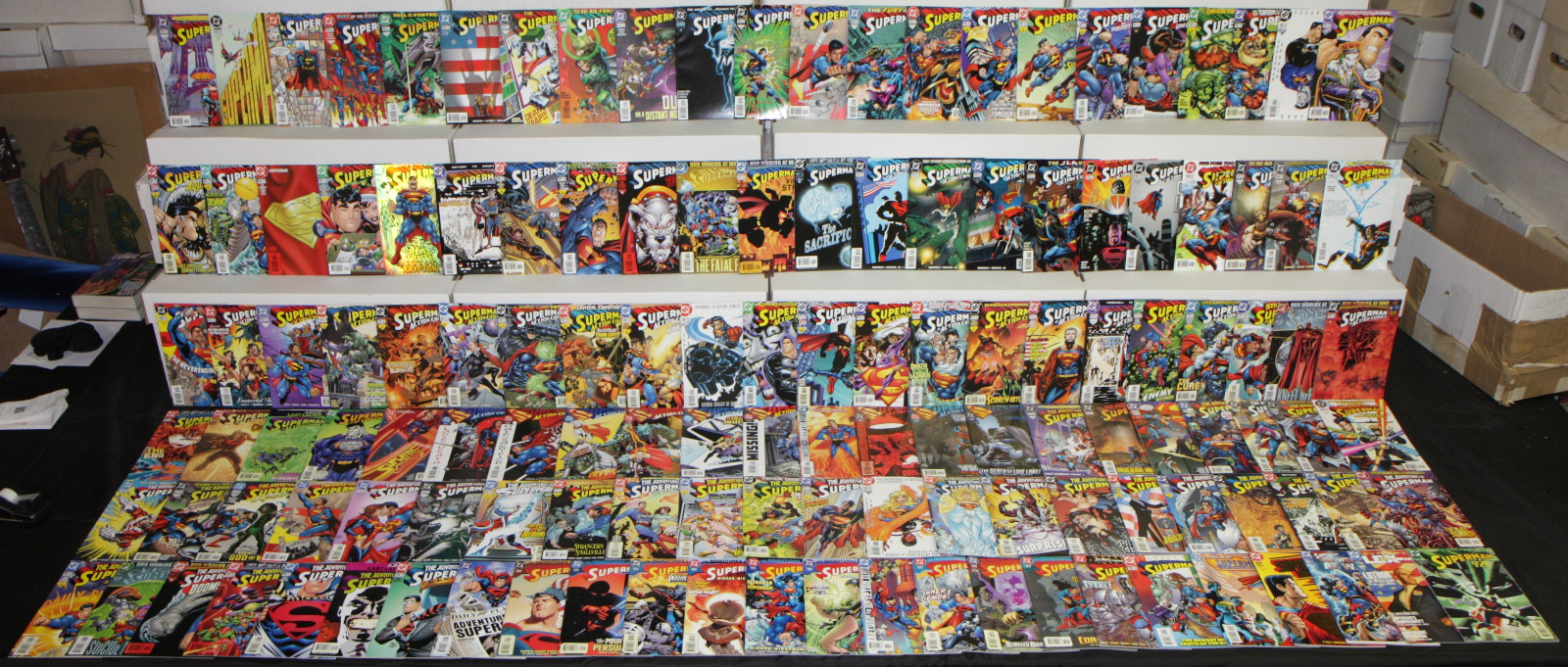 Moderne Dc Superman Titel 135pc Graf Hochgradige Comic Menge Action Adventures