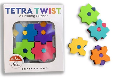 TETRA Twist   A Pivoting Puzzler game from Brainwright