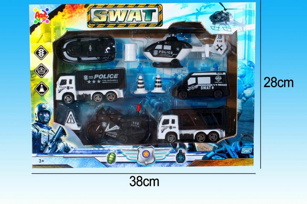 Swat Mezzi Polizia Giocattolo Gioco Bambini sar